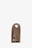 Gucci Beige Chevron Leather GG Marmont Card Case Wallet