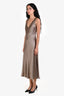 Frame Taupe Silk 'Savannah' Sleeveless Dress Size XS