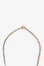 Cartier 18K Rose Gold/White Gold 6 Diamonds LOVE Pendant Necklace
