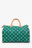 Louis Vuitton 2024 Green Monogram Leather Speedy P9 Bandoulière 50 with Pouch