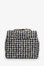 Pre-loved Chanel™ 2022+ Black/White Tweed Mini Square Flap Bag