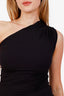 Anine Bing Black Ribbed Knit Off The Shoulder Top Size XS