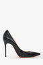 Christian Louboutin Black Patent So Kate Heels Size 38.5