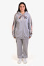 Gucci Grey Logo Stripe Sequined Cat Joggers Size L