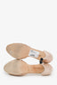 Manolo Blahnik Blush Satin Crystal Buckle Sedaraby Heels Size 39