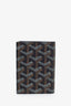 Goyard Black Goyardine Saint Marc Card Wallet