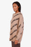Balenciaga Brown Wool Logo Sweater Size L