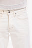Tom Ford White Denim Straight Leg Jeans Size 31 Mens