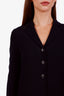 Prada Black Wool Blazer + Pant Set Size 40