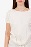 Moschino Cheap & Chic White Drop-Waist Dress Size 4