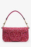 Valentino Pink Crystal Embellished Small Loco Shoulder Bag
