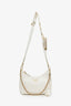 Prada White Saffiano Leather Re-Edition Shoulder Bag with Strap