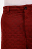 Short Gucci bordeaux à monogramme GG, taille 44 homme