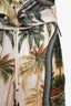 Amiri Paradise Print Button Down Short Sleeve + Short Set Size S Mens