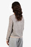 Lafayette 148 Beige/Silver Cardigan Size M