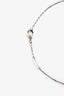 Van Cleef & Arpels 18k White Gold Diamond Vintage Alhambra Pendant Necklace