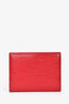 Louis Vuitton Red Epi Leather Cardholder