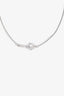 Tiffany & Co. Sterling Silver Double Heart Lavalier Necklace