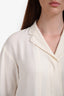 Dries Van Noten Vintage White Blazer Midi Dress Size 36