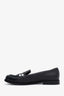 Pre-loved Chanel™ Black Lambskin CC Pearl Loafer Size 37