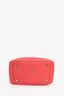 Hermès 2010 Red Clemence Leather Lindy 26 Palladium Hardware