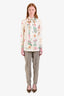 Toteme Beige Tapered Trousers Size 4