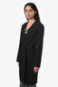The Row Black Wool 'Medina' Midi Jacket Size 8
