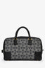 Loewe Black/Navy Anagram Jacquard Leather Amazona 28 Bag