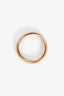 Cartier 18K Yellow/White/Rose Gold Trinity Ring Classic Model Size 55