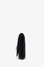 Versace Black Leather La Medusa Flap Chain Clutch
