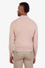 Tom Ford Pink Cotton V-Neck Sweater Size 40 Mens