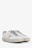 Golden Goose Pink/White Leather Sneakers Size 41 Mens