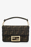 Fendi Zucca FF Canvas Baguette Mini Crossbody Bag