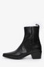 Pierre Hardy Black Croc Embossed Ankle Boots Size 37