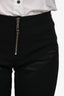Louis Vuitton Black Silk Zip-Up Leggings Size 34