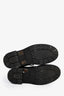 Jimmy Choo Black Leather Lace Up Combat Boots Size 38