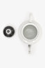 Hermès Black/White Porcelain 'H Deco' Teapot