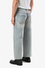 Louis Vuitton Light Wash Blue Denim Wide Leg Jeans Size 30 Mens