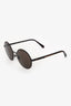 Pre-Loved Chanel™ Brown Round Sunglasses