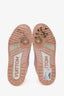 Louis Vuitton White/Pink Monogram Sneakers Size 6.5