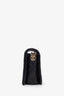 Pre-loved Chanel™ 24P Black Quilted Lambskin Enamel Logo Mini Full Flap Bag