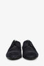 Louis Vuitton Navy Blue Perforated Suede Derby Loafers Size 7.5 Mens