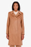 Burberry Camel Cashmere Coat Size 6