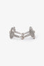 Gucci Sterling Silver Horsebit Diamantissima Bracelet