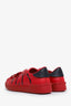 Valentino Red Leather Vltn Sneaker Size 41