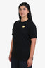 Play Comme des Garçons Black Cotton Short Sleeve T-Shirt Size XL