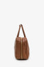 Miu Miu Brown Leather Beau Large Top Handle Bag With Strap