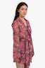 L'Agence Pink Multi Print Romper Size 2