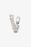 Hermès Sterling Silver Boucle Sellier Inflexible Ring, Large Model
