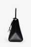 Delvaux Black Calfskin MM 'L'Humour' Brillant Top Handle with Strap